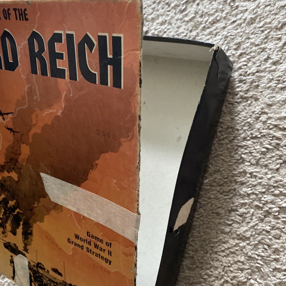 Rise and Decline of the Third Reich 3rd Edition Avalon Hill 813 Incomplete 1974 - Picture 4 of 4